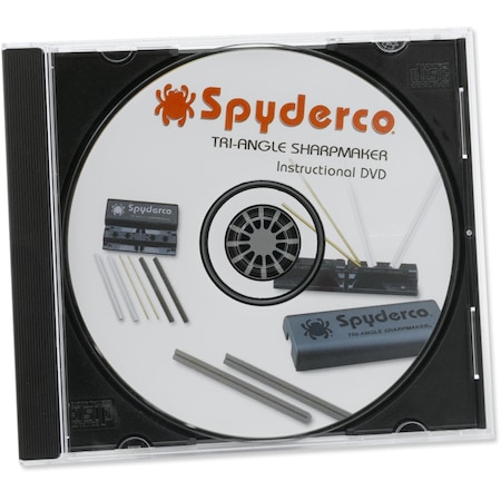 Spyderco 2024 Spyderco Tri-Angle Sharpmaker Dvd SPY-204DVD
